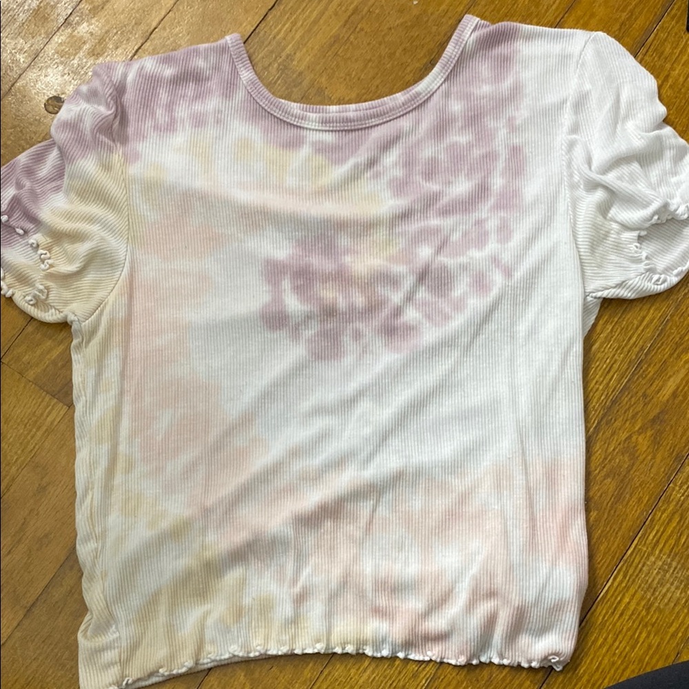 Tie-Dye Cropped Shirt